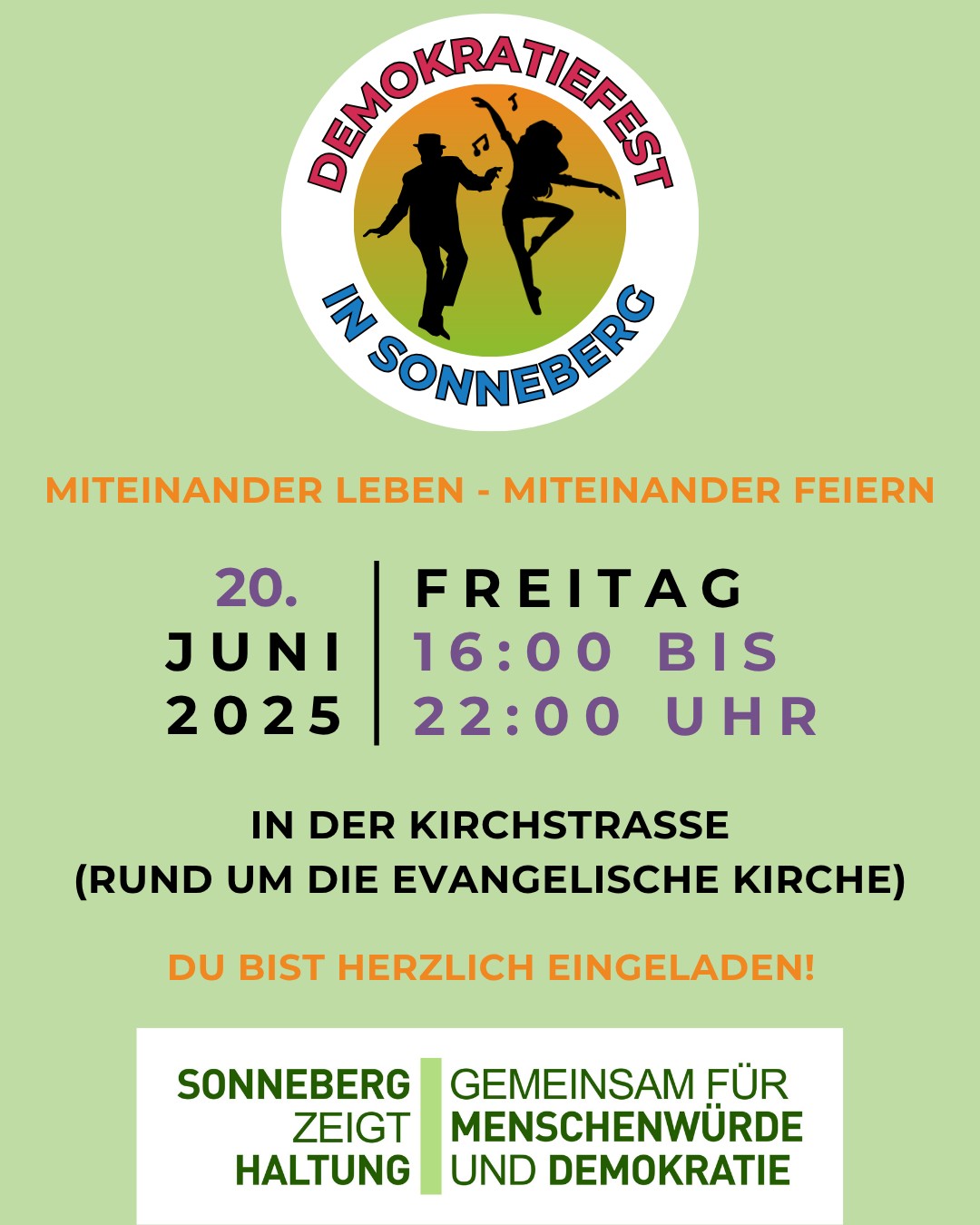 20. Juni | Demokratiefest
